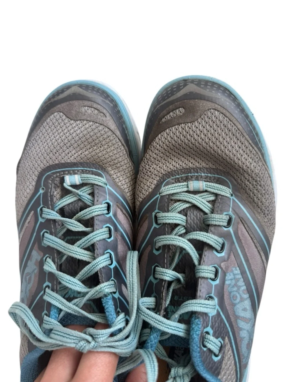 Hoka One One Conquest 3 Womens Running Shoes Gray Athletic Sneakers Size 6.5